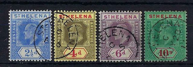 Image of St Helena SG 64/70 FU British Commonwealth Stamp